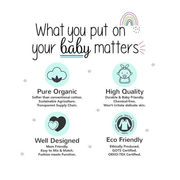 NWT- Lamaze Organic Baby Kitty Cat Pajamas - Picture 5 of 6